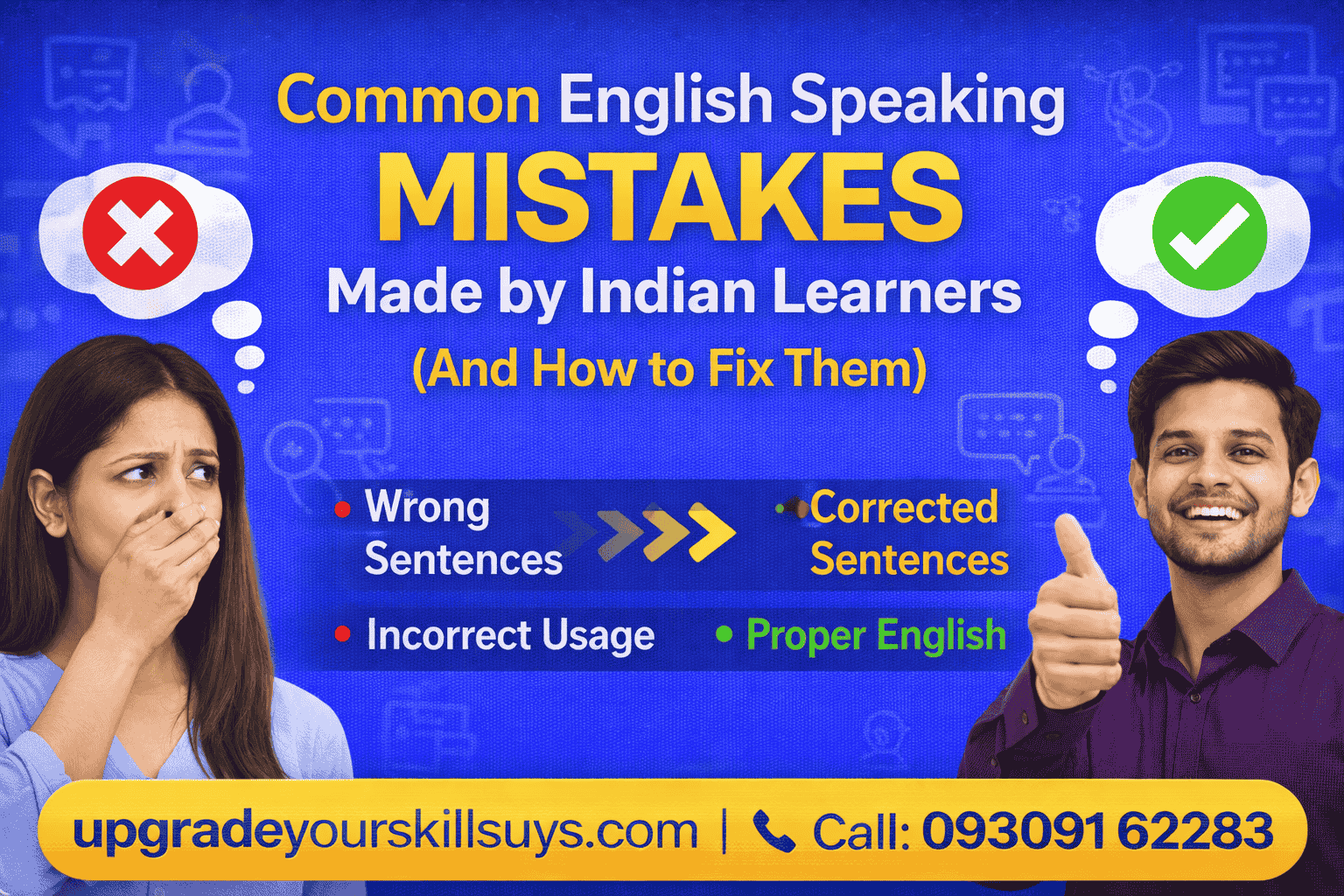 Common English Speaking Mistakes Made by Indian Learners